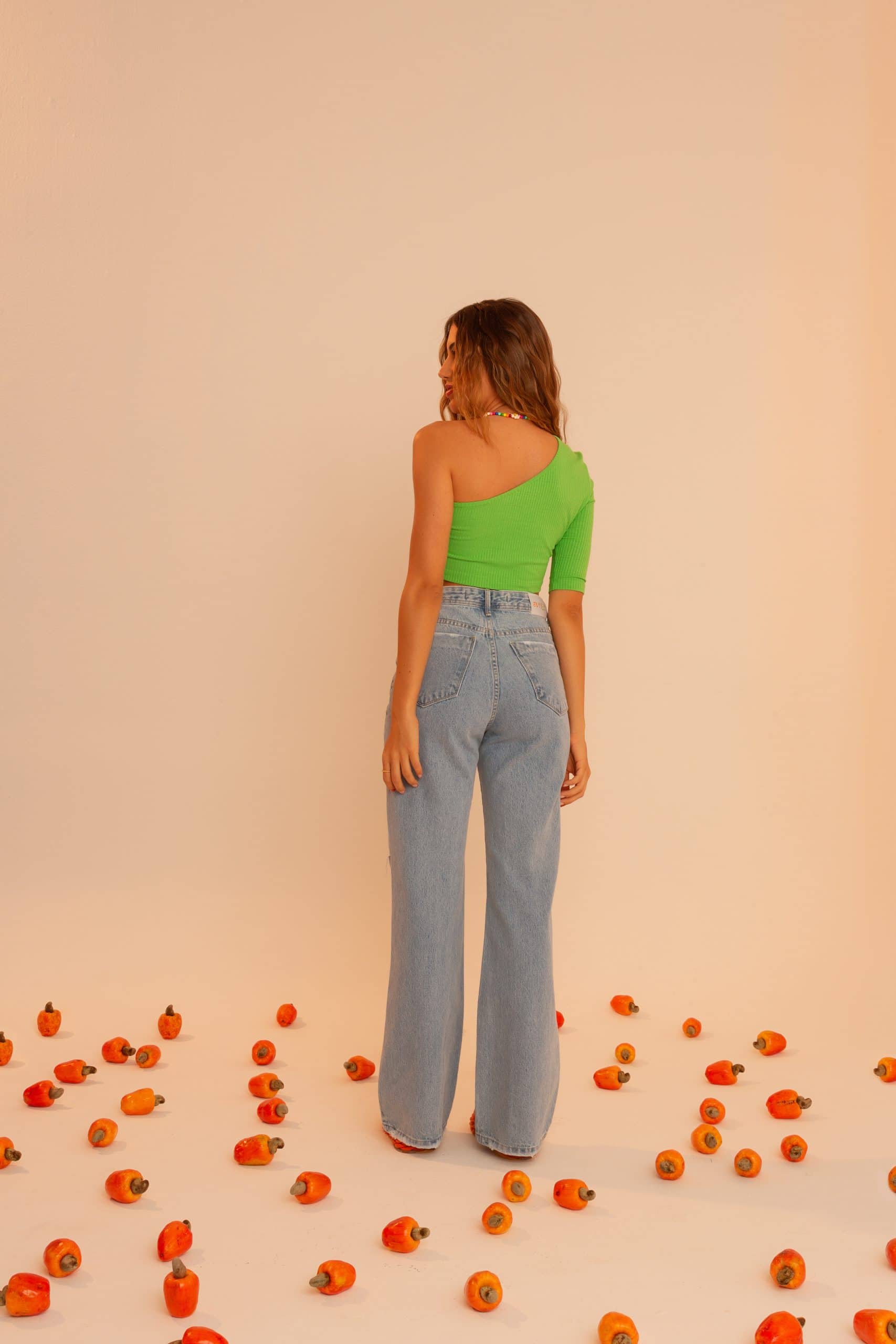 Cropped Bia De Um Ombro Só