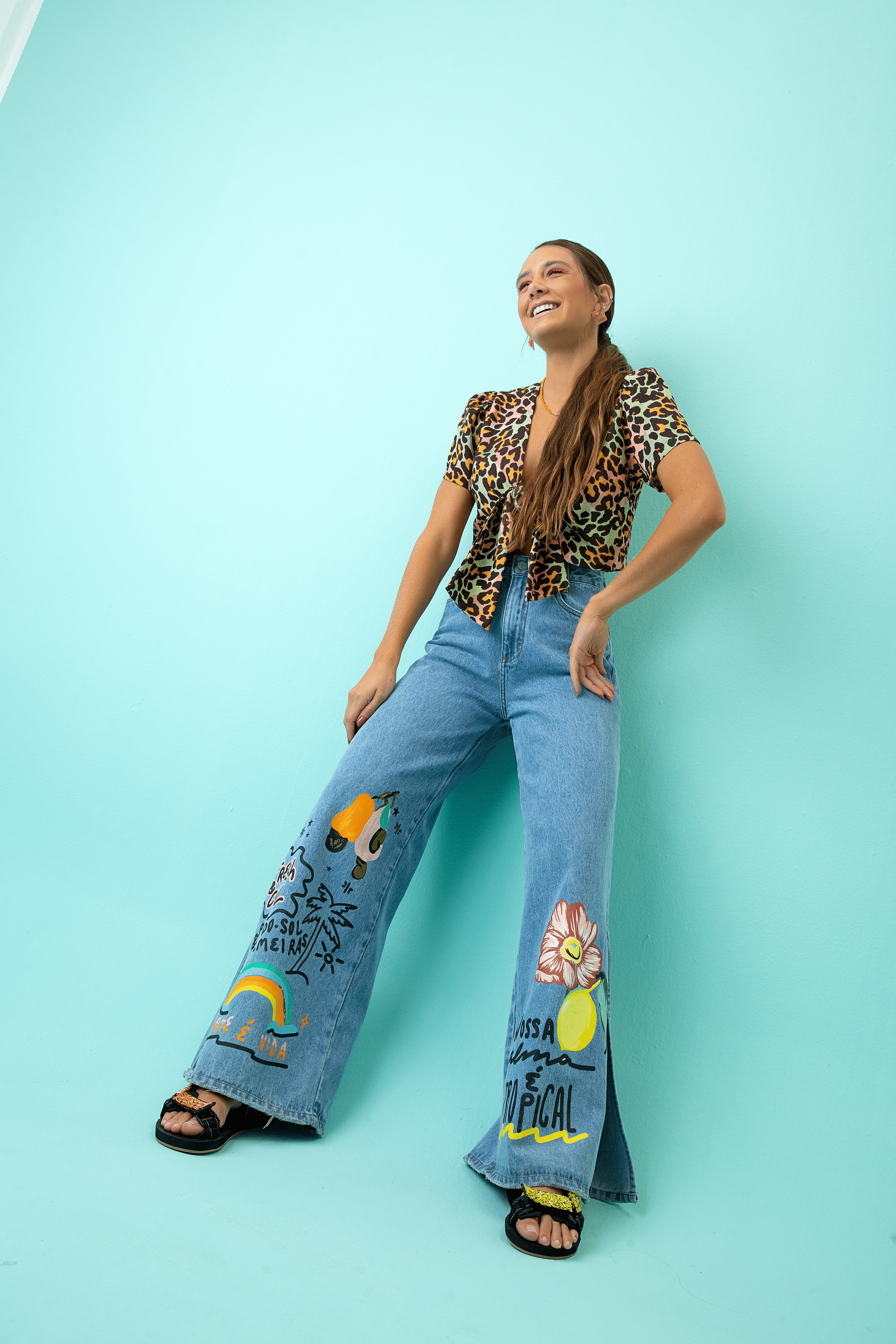 Calça Sombra E Água