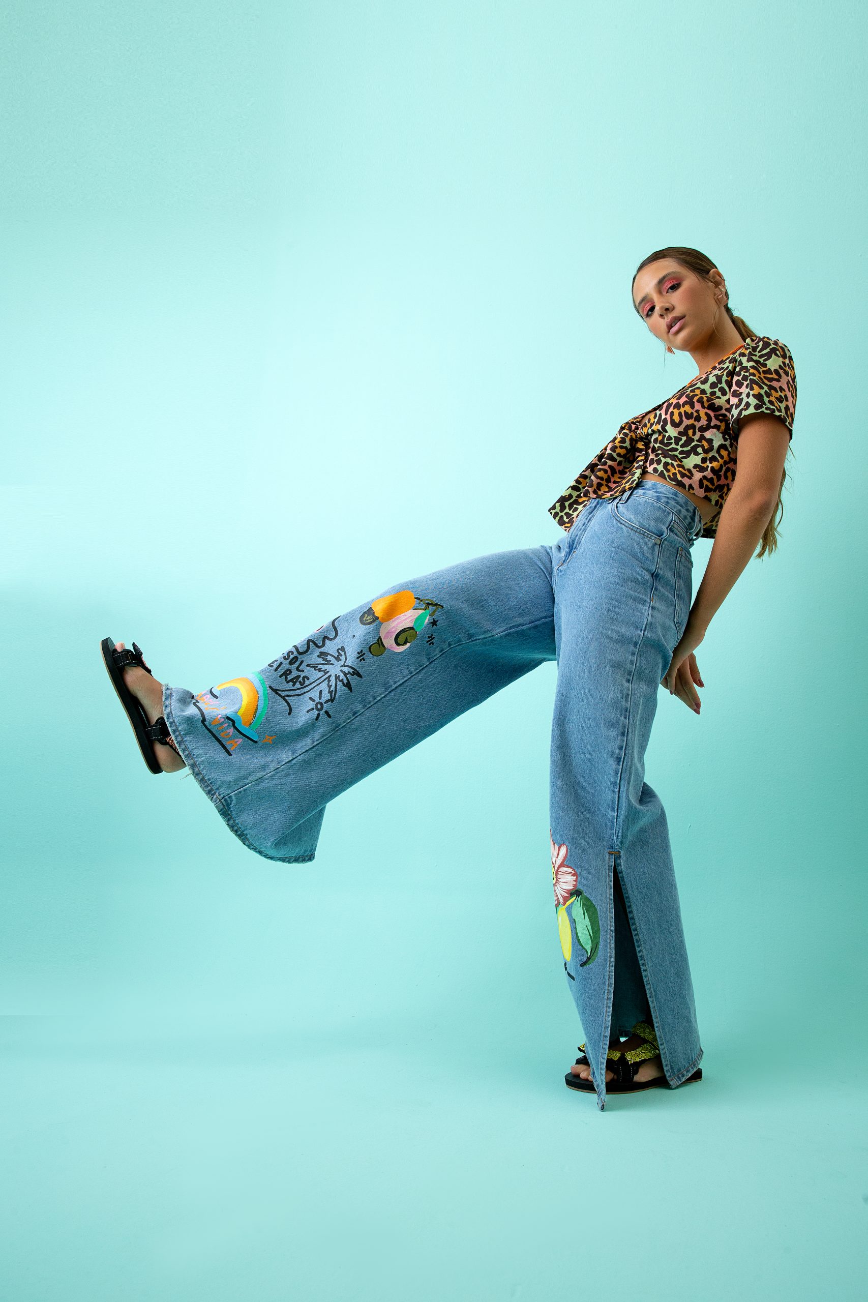 Calça Sombra E Água