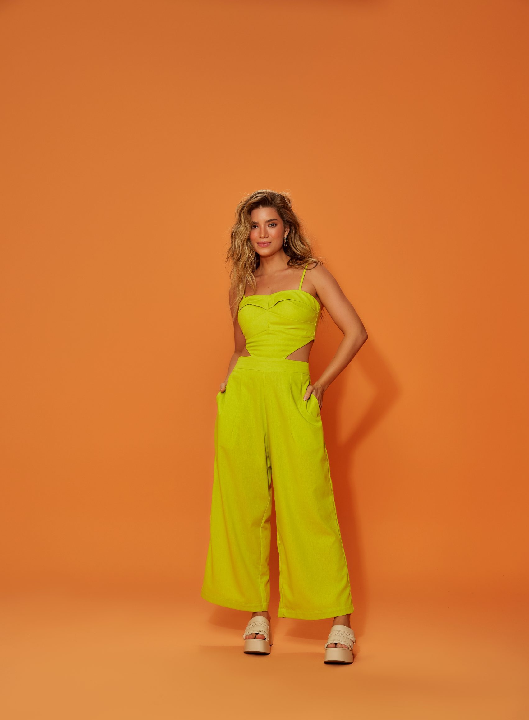 Macacão Longo Linho