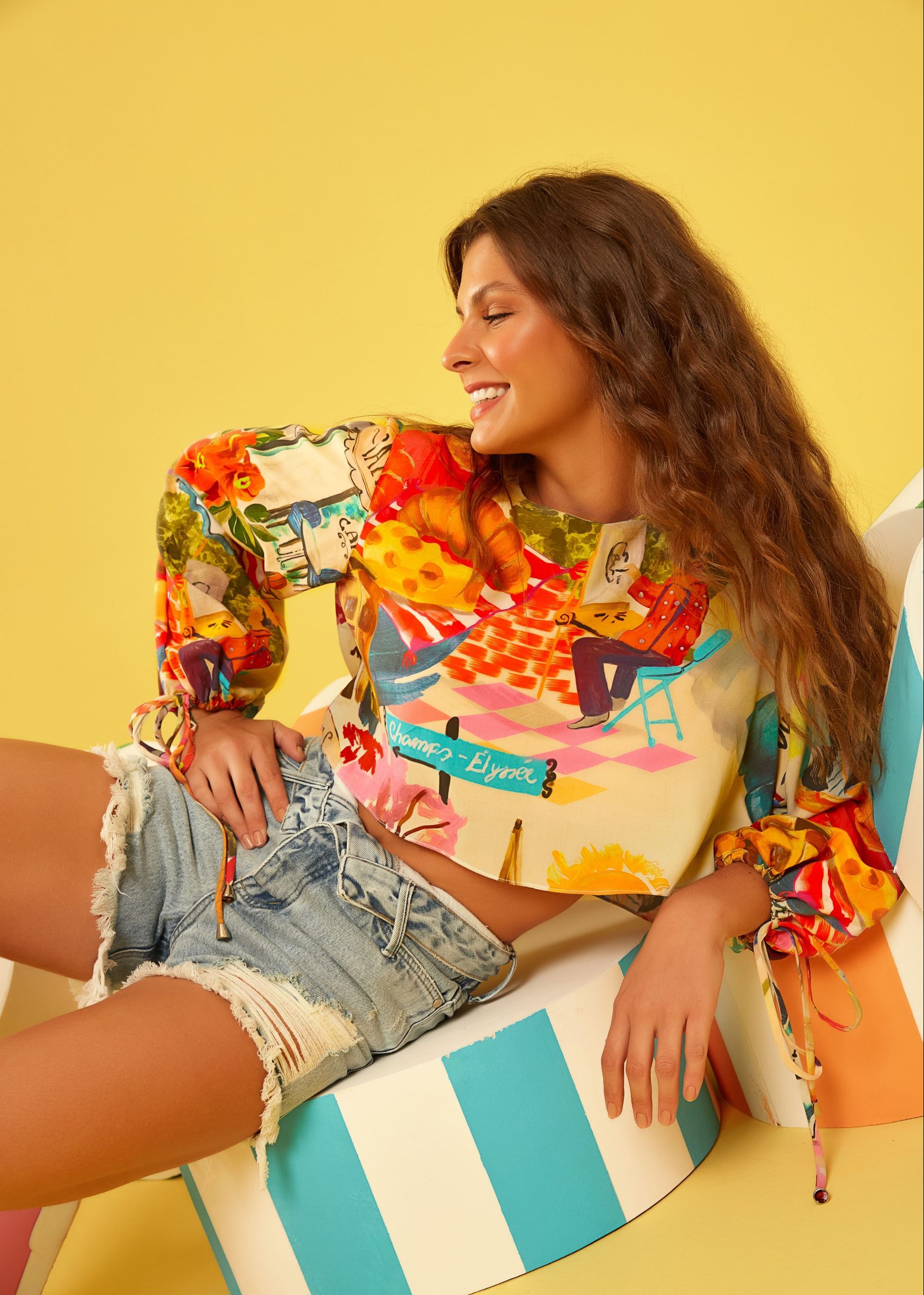 Blusa Manga Longa Paris