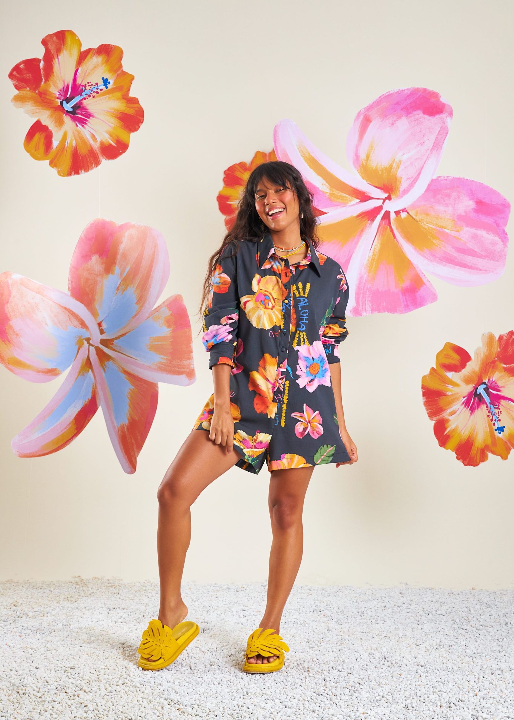 Macaquinho Manga Longa Aloha