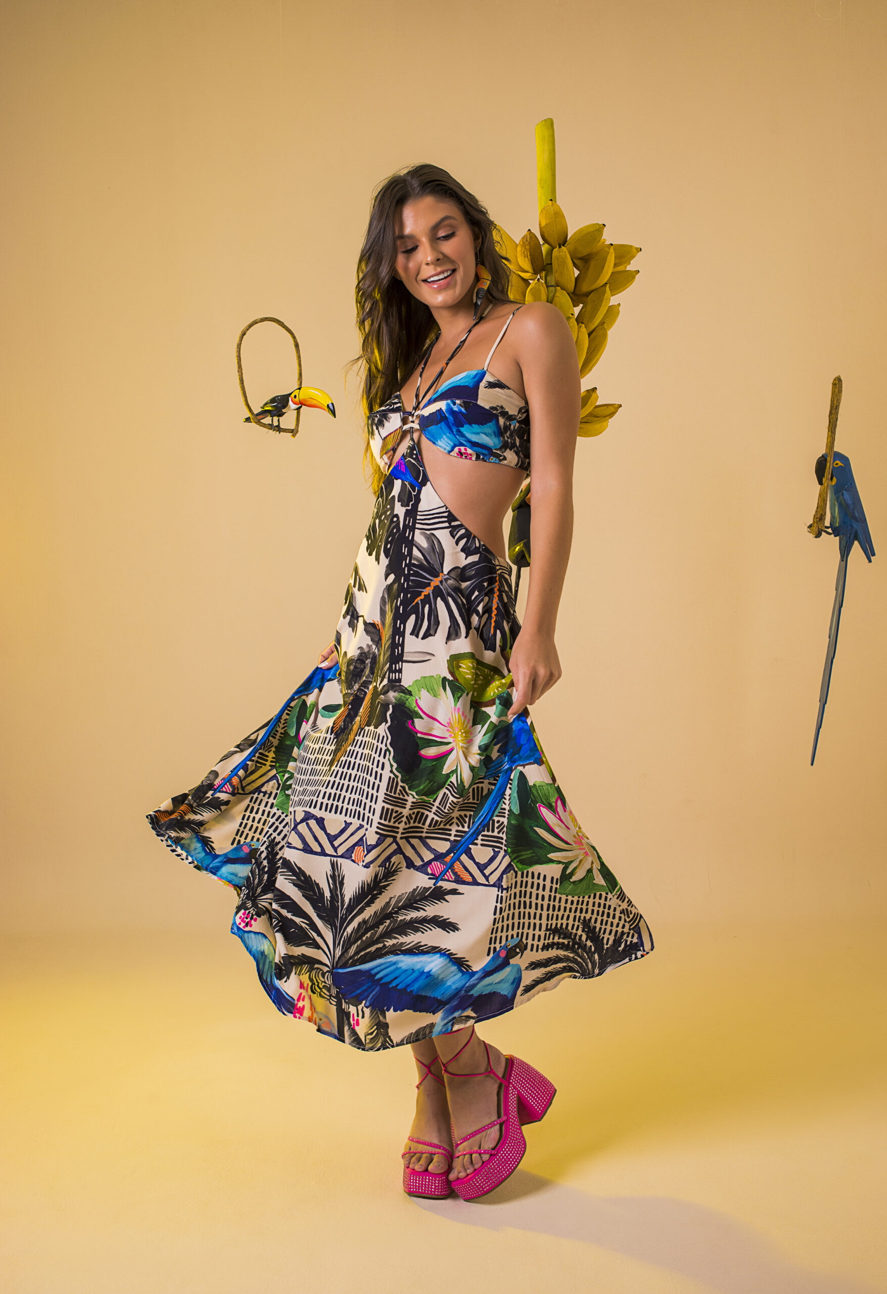 Vestido Longo Amazônia