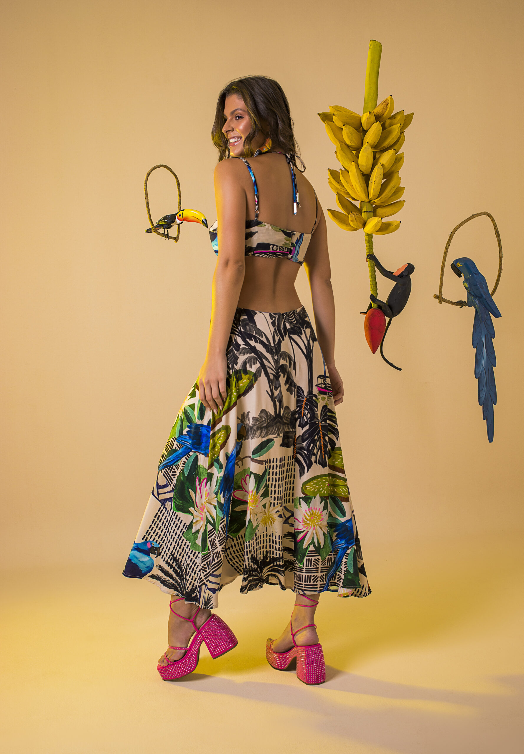 Vestido Longo Amazônia