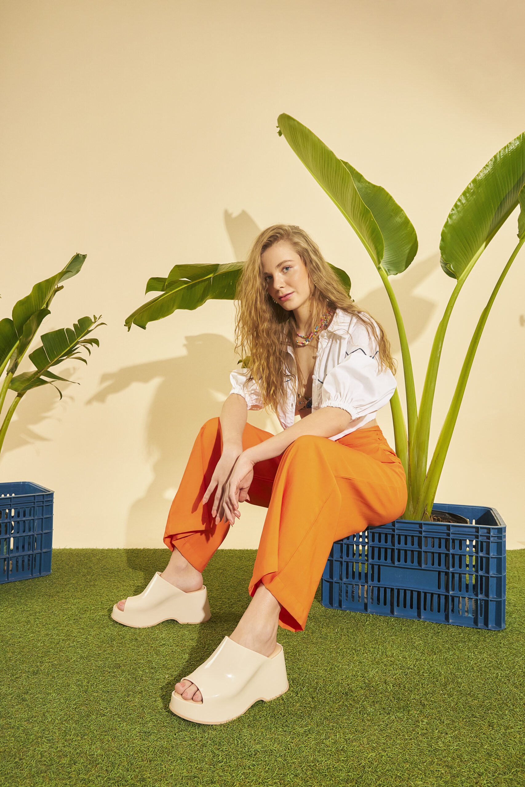 Semi Cropped Tricoline